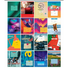 Тетрадь 12л., клетка BG "Super Mix-16"