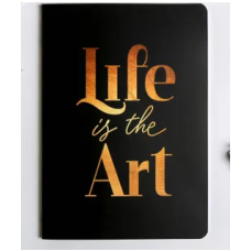 Тетрадь А5 клетка Life is the art 32 л.
