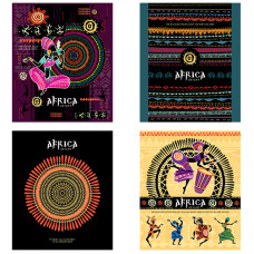 Тетрадь 48л., А5, линия ArtSpace "Рисунки. Africa"