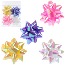 Бант-звезда №3 D7,5 см перламутр